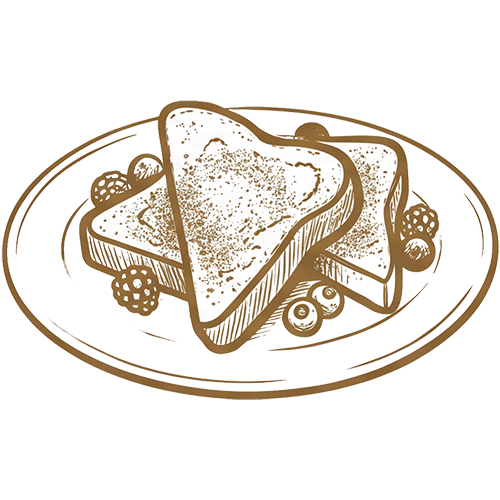 French toast illustration